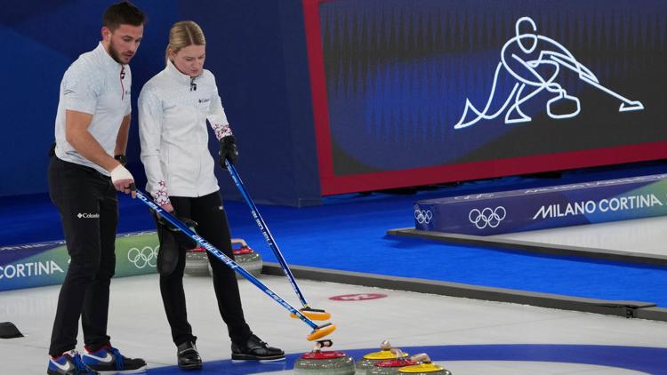 How did Team USA do in the gold medal match for mixed doubles curling