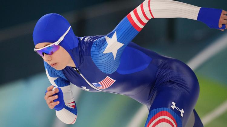 US speedskater Greta Myers makes Olympic debut hours after being added to race