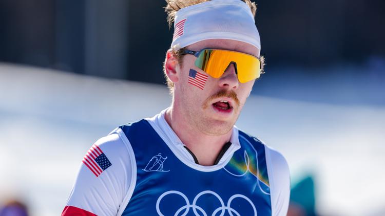 Ben Ogden set an ambitious pace in the mens cross country ski relay Heres how Team USA finished