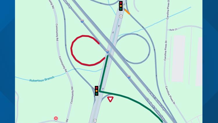 New traffic pattern at US 21 interchange at I 77 in Richland County to begin March 19