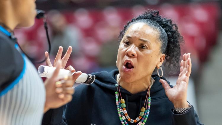 South Carolina’s Staley says school is working to bring 3 former players home from Israel