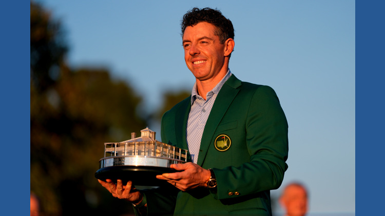 Rory McIlroy goes back-to-back at the Masters to join Jack Nicklaus, Nick Faldo and Tiger Woods