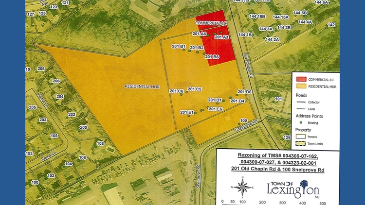 Lexington town council advances Old Chapin Road redevelopment plan