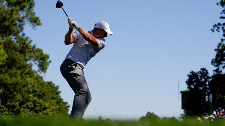 Rory McIlroy pulls away with birdie binge and sets Masters record with 6 shot lead at halfway mark