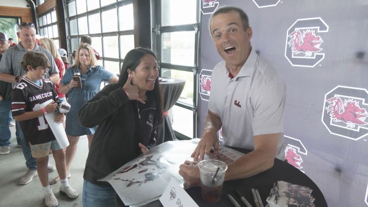 The Garnet and Black Road Trip makes a stop in Charleston