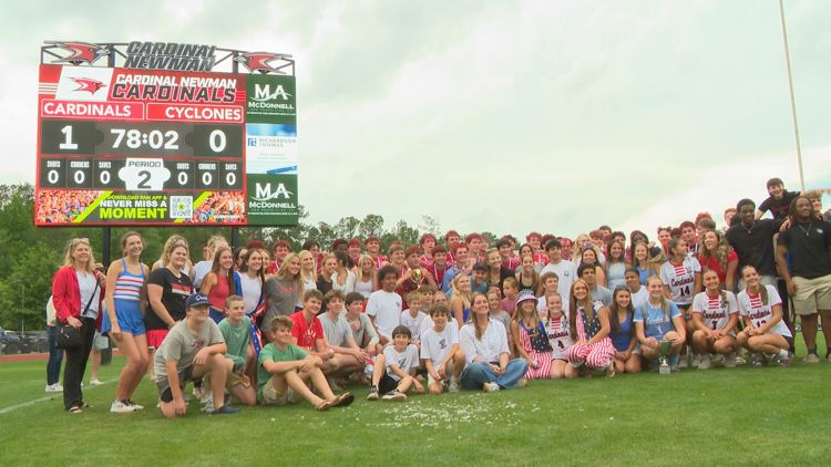 Cardinal Newman boys soccer is pushed to the limit in a 1 0 victory in the SCISA 4A state championship